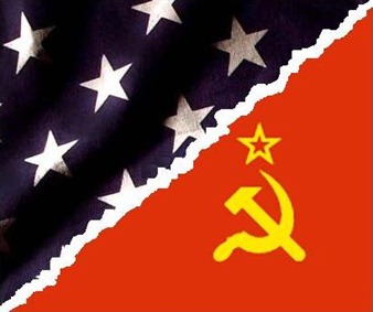American Soviet Flag